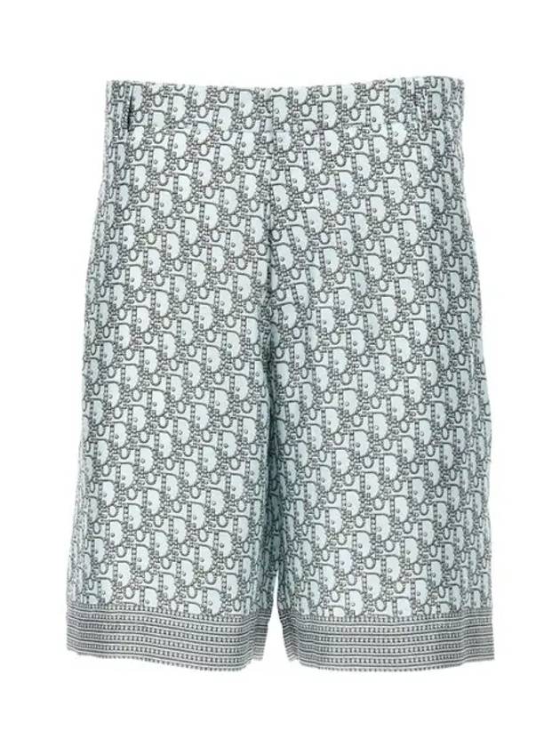 Silk Trouser Shorts Tiffany Blue - DIOR - BALAAN 2