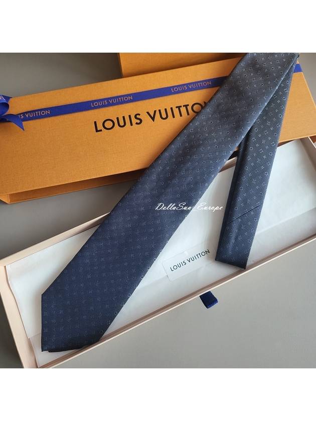 Monogram Classic Tie Grey - LOUIS VUITTON - BALAAN 4