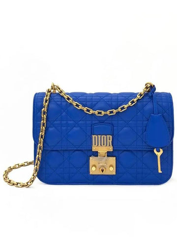 Cannage Addict Bag Blue Gold Plated 0ET1272 - DIOR - BALAAN 1