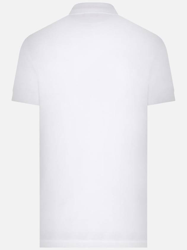 Men's Classic Tennis Short Sleeve Polo Shirt White - TOM FORD - BALAAN 3