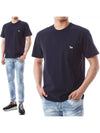 Gold Fox Patch Pocket Round TShirt GM00116KJ0008 NA - MAISON KITSUNE - BALAAN 2