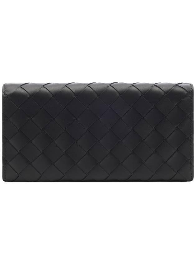 Intrecciato Long Wallet Black - BOTTEGA VENETA - BALAAN 5