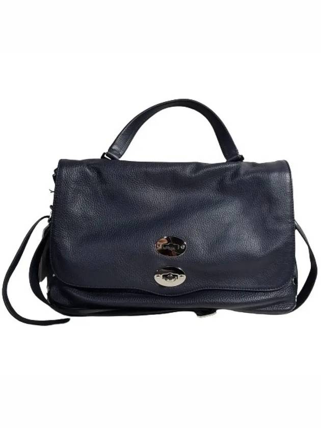 ZA00PEL 0613118 L2 Women's Tote Bag Dark Navy - ZANELLATO - BALAAN 2