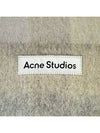 Check Mohair Muffler Vanilla Beige Lavender - ACNE STUDIOS - BALAAN 4