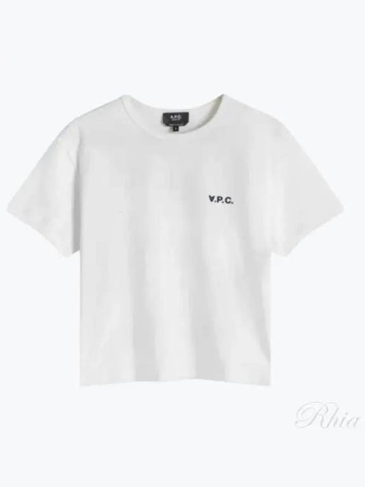 Boxy Micro Logo Short Sleeve T-Shirt White - A.P.C. - BALAAN 2