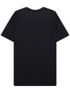 Zafferh Mini Logo Cotton Short Sleeve T-Shirt Black - ISABEL MARANT - BALAAN 4