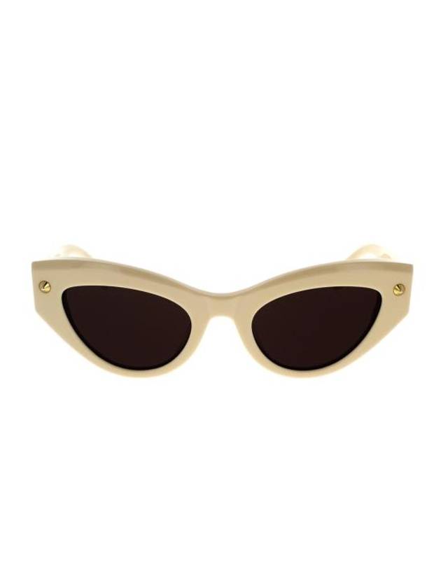 Sunglasses AM0407S 003 Ivory - ALEXANDER MCQUEEN - BALAAN 1