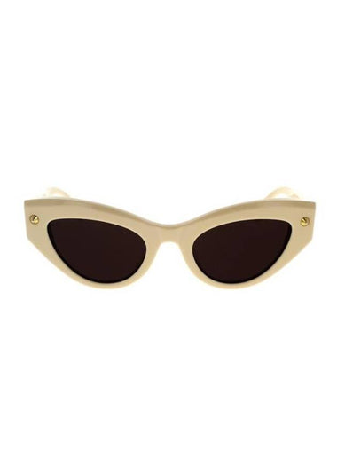 Sunglasses AM0407S 003 Ivory - ALEXANDER MCQUEEN - BALAAN 1