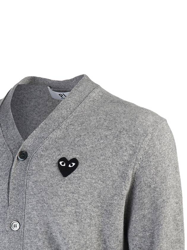 Heart Waffen Cardigan AX N024 051 2 LIGHT GRAY - COMME DES GARCONS - BALAAN 5