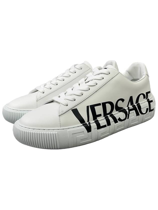 Greca Logo Low Top Sneakers White - VERSACE - BALAAN 2