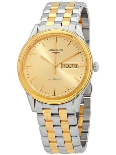 Longines Flagship Automatic Gold Dial Men's Watch L4.899.3.32.7 - LONGINES - BALAAN 1