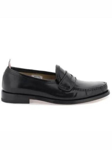 Leather Loafers Black - THOM BROWNE - BALAAN 1