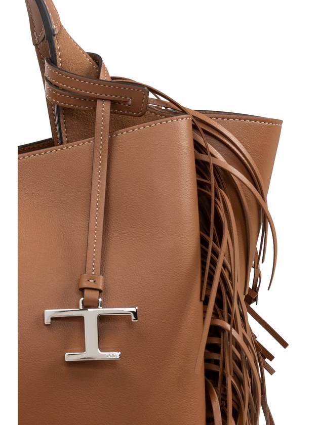 Tod’s Fringed Handbag, Women's, Brown - TOD'S - BALAAN 6