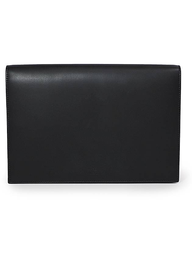 Valentino VY2P0R74 LVN 0NO Garavani VLTN logo clutch - VALENTINO - BALAAN 5