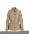 Diamond Quilted Thermoregulated Jacket New Chino Beige - BURBERRY - BALAAN 2