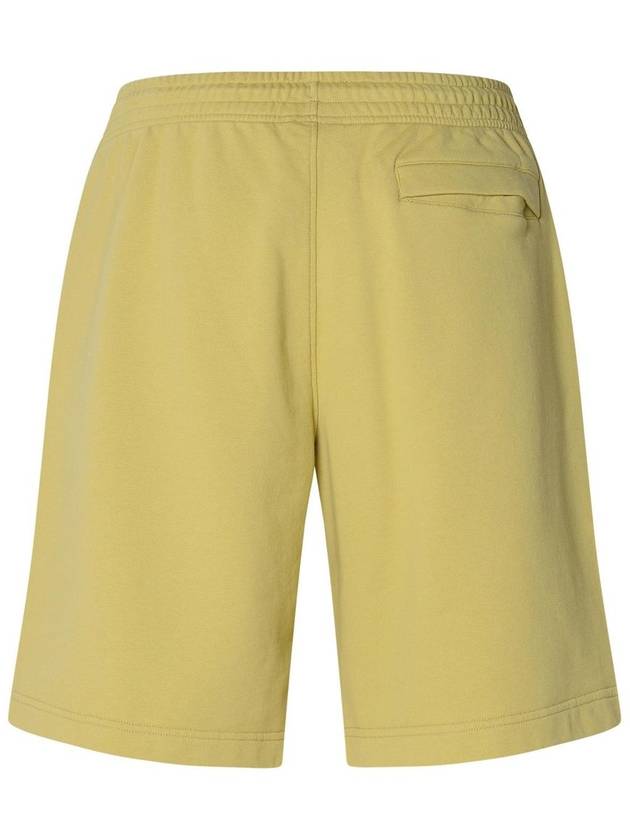 Bold Fox Head Patch Oversized Jog Shorts Mustard Green - MAISON KITSUNE - BALAAN 3