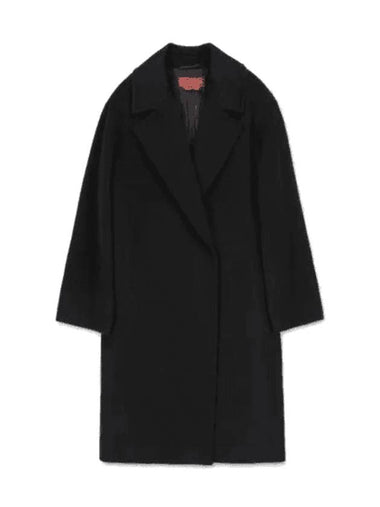 PAZZO coat black 26016081600010 - MAX MARA - BALAAN 1