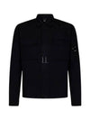 Gabardine Long Sleeve Shirt Black - CP COMPANY - BALAAN 2