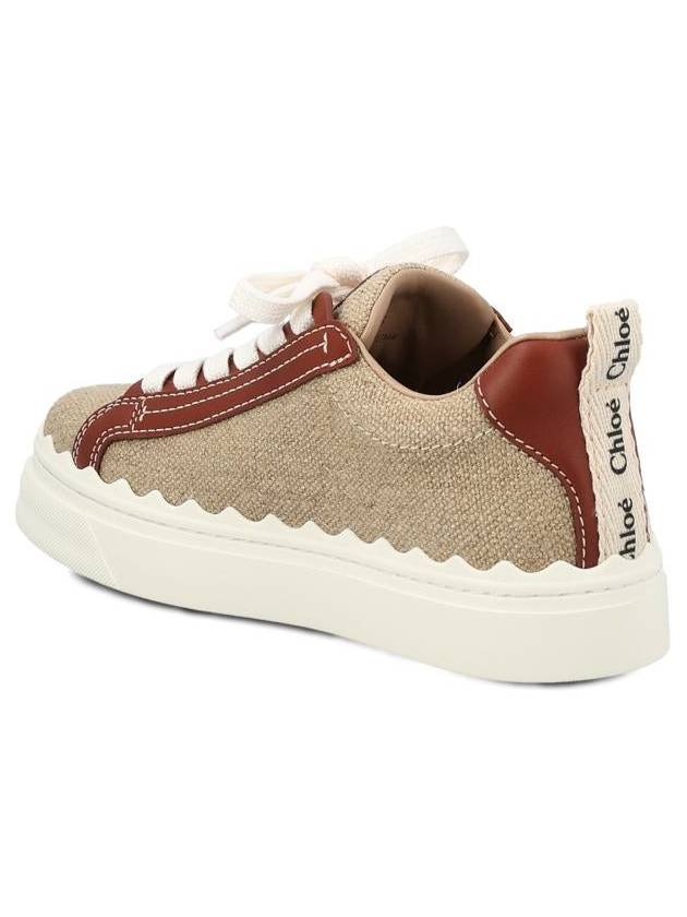 Lauren Leather Converse Low Top Sneakers Brown - CHLOE - BALAAN 4