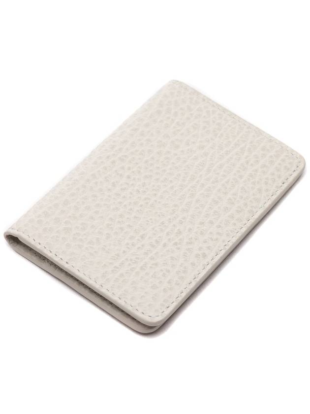 Bovine Leather Card Wallet White - MAISON MARGIELA - BALAAN 6