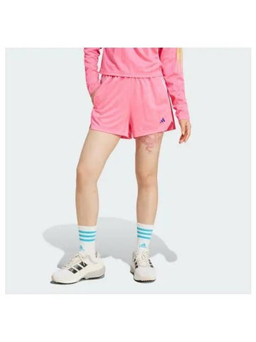 House Of Tiro Stella 3 Stripe Shorts Lucid Pink - ADIDAS - BALAAN 1