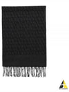 Toile Iconographe Cashmere Wool Muffler Black - VALENTINO - BALAAN 2