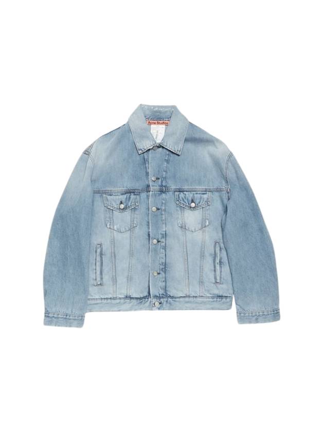 Button Up Denim Jacket Blue - ACNE STUDIOS - BALAAN 2