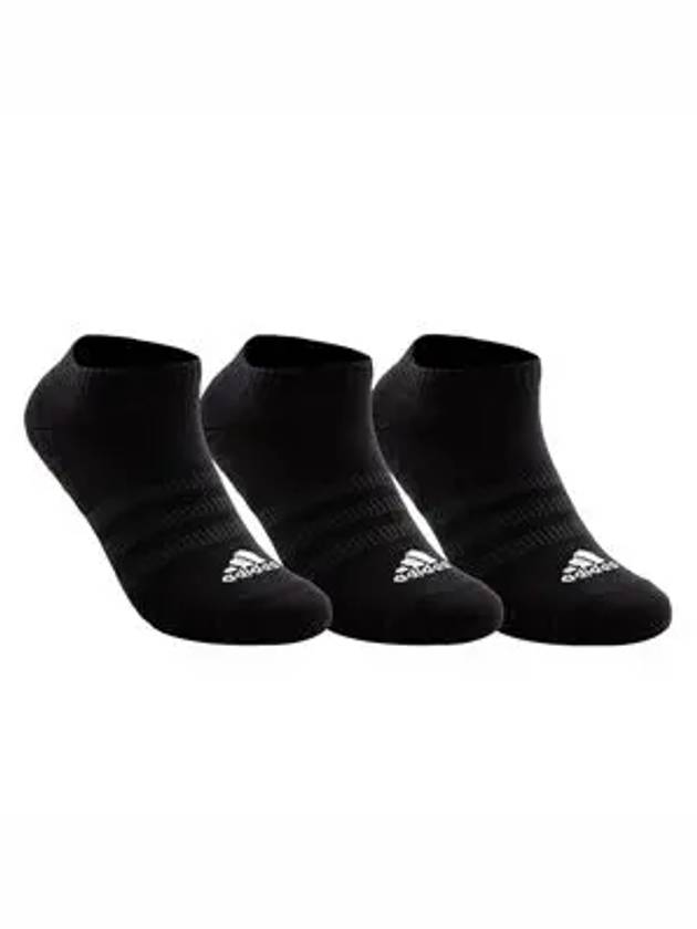 Cushion Low Cut Socks 3 Pack Black - ADIDAS - BALAAN 4