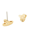 Nano Solitaire Crystal Earrings Gold - VIVIENNE WESTWOOD - BALAAN 5