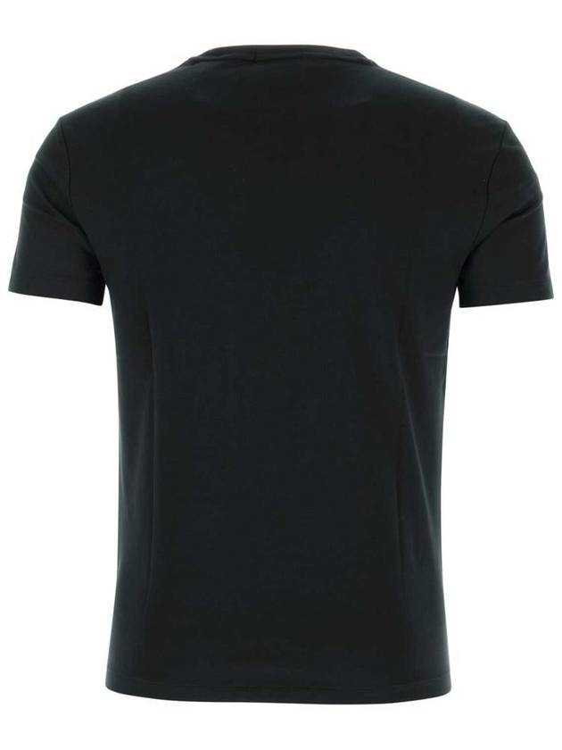 Embroidered Logo Pony Short Sleeve T-Shirt Black - POLO RALPH LAUREN - BALAAN 3