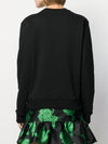 Box Logo Cotton Sweatshirt Black - MSGM - BALAAN 5