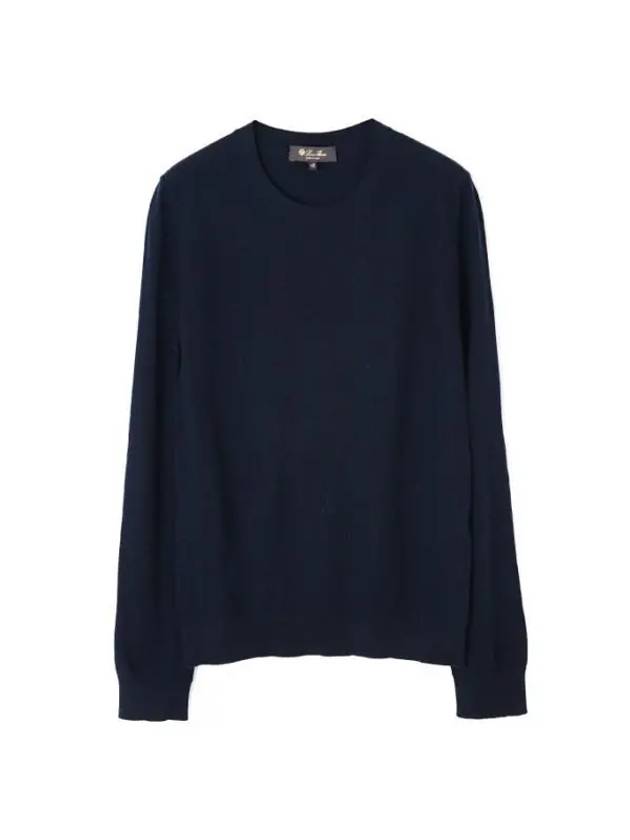 Neo Fiuma Knit Top Navy - LORO PIANA - BALAAN 1