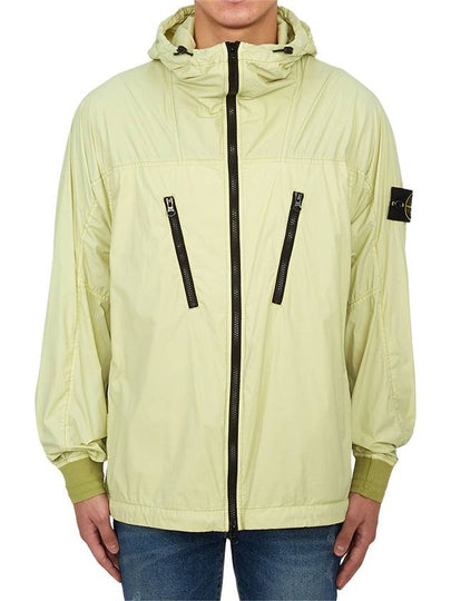 Skin Touch Nylon TC Hooded Jacket Green - STONE ISLAND - BALAAN 2