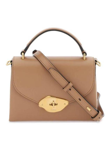 Lana Small Top Handle Cross Bag Brown - MULBERRY - BALAAN 1