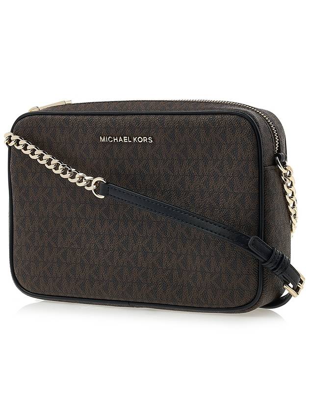 Jet Set Chain Cross Bag Dark Brown - MICHAEL KORS - BALAAN 3