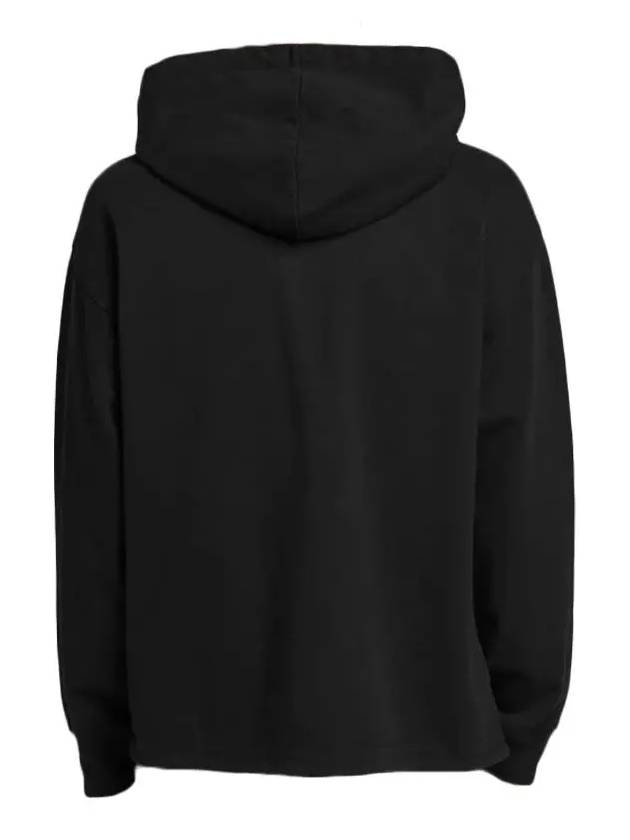 Reverse Logo Hoodie Black - ACNE STUDIOS - BALAAN 4