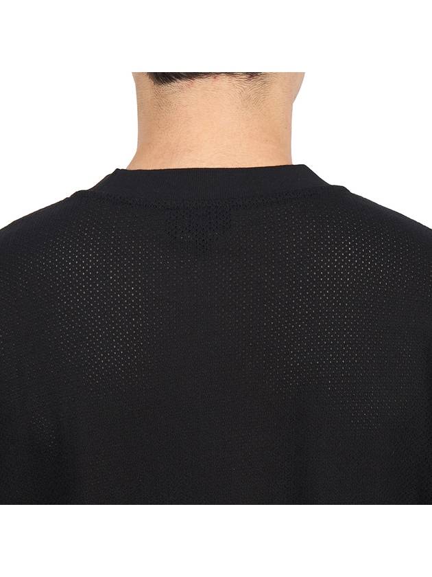 Moran Openwork Short Sleeve T-Shirt Black - A.P.C. - BALAAN 10