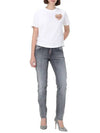 Denim Straight Pants S75LB0871S30503 900 GRAY - DSQUARED2 - BALAAN 3