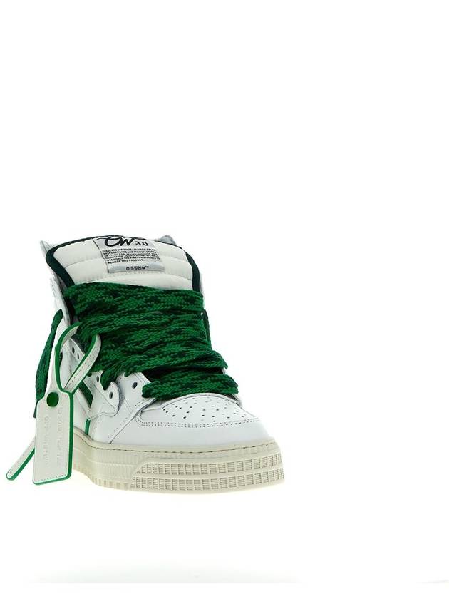 24 ss Leather Sneakers WITH Iconic Zip Tie OMIA065S24LEA0050155 B0650995992 - OFF WHITE - BALAAN 4