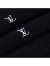 Men s Scarf LV Blason Wool Muffler Black M77269 - LOUIS VUITTON - BALAAN 3