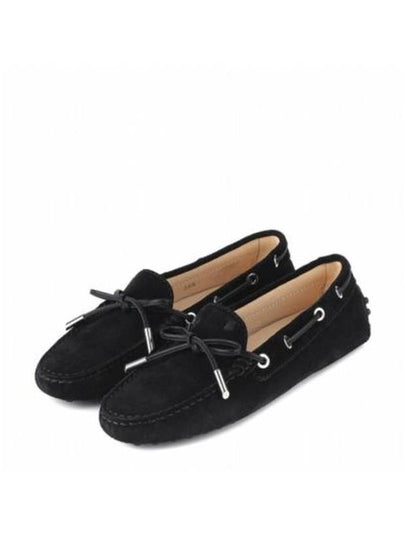 Gommino Suede Driving Shoes Black - TOD'S - BALAAN 2