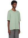 De Coeur Organic Cotton Jersey TShirt Green Jade 231482M213035 - AMI - BALAAN 3