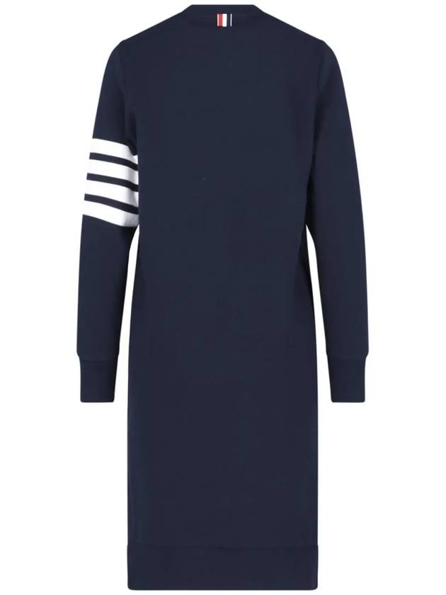 4 bar stripe RWB tab loopback dress - THOM BROWNE - BALAAN 2