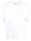 Pink Label Crew Neck Short Sleeve T-Shirt White - ACNE STUDIOS - BALAAN 2