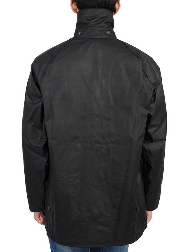 Bedale Wax Half Lined Jacket Black - BARBOUR - BALAAN 7