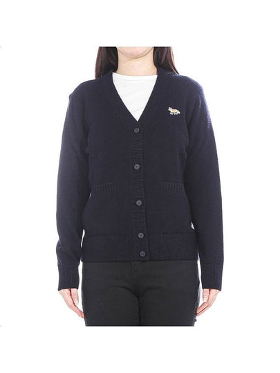 Baby Fox Patch Boxy Cardigan Navy - MAISON KITSUNE - BALAAN 2