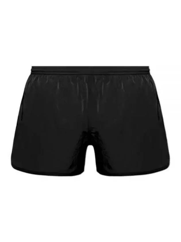 logo embroidered pleated swim shorts E24HBW004PA0021 - AMI - BALAAN 2