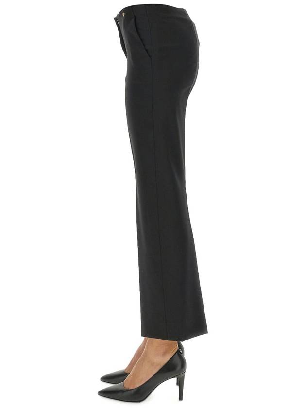 Women's Straight Pants Black - VERSACE - BALAAN 4