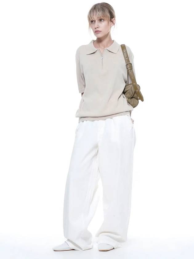 Men s BWDP WH Button Wide Denim Pants White - CHANCE'S NOI - BALAAN 6