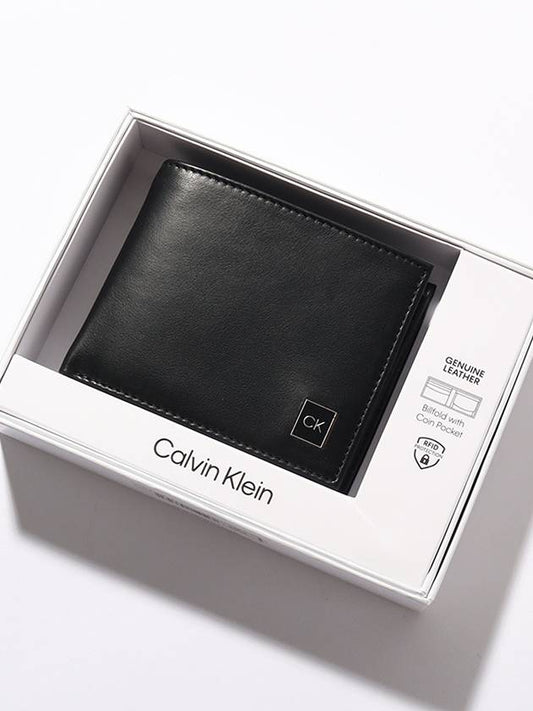 men's leather wallet - CALVIN KLEIN - BALAAN 1